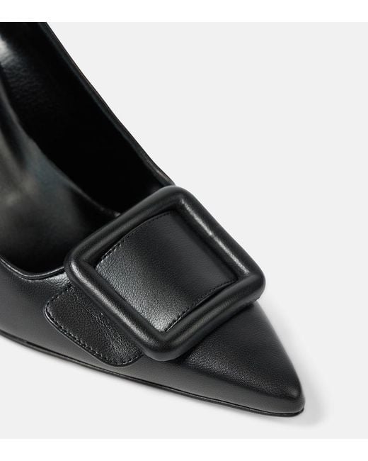 Salones Maysale 70 De Piel Manolo Blahnik de color Black