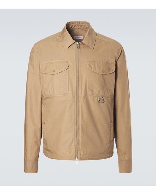 Moncler Natural Cotton Blouson Jacket for men