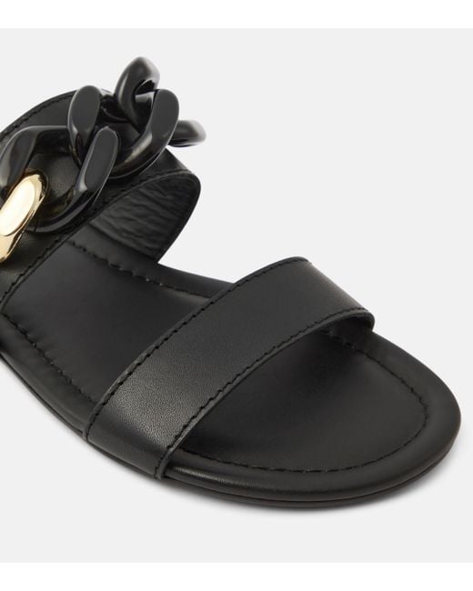 See By Chloé Black Lynette Leather Sandals