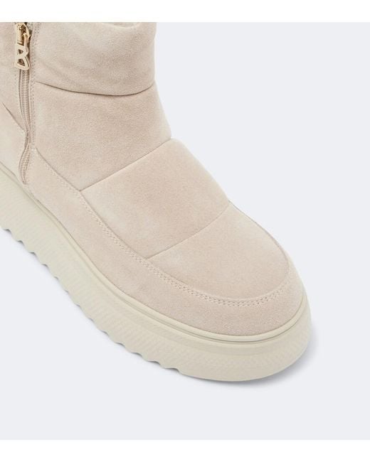 Bogner Natural Stockholm Suede Snow Boots