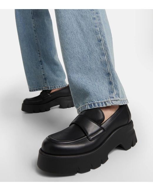 Platform penny deals loafers