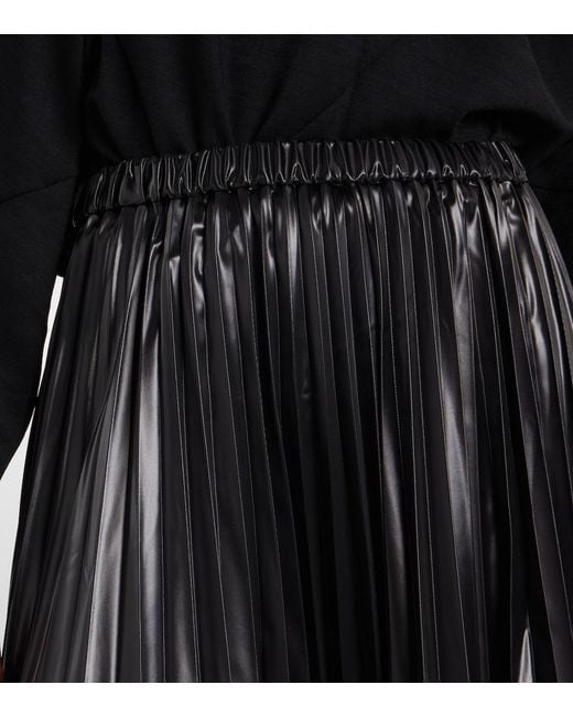 Junya Watanabe Black Jersey Maxi Skirt