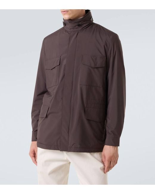 Loro Piana Brown Traveller Field Jacket for men