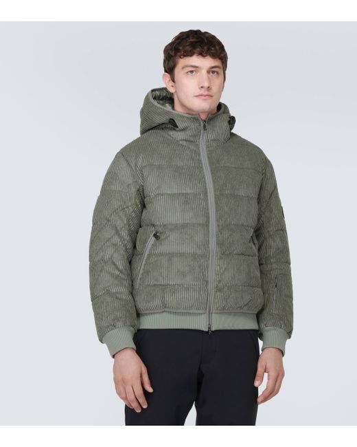 Bogner Green Egon Corduroy Ski Jacket for men