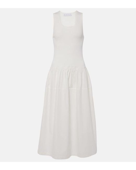 Proenza Schouler White Label Malia Cotton Poplin Midi Dress