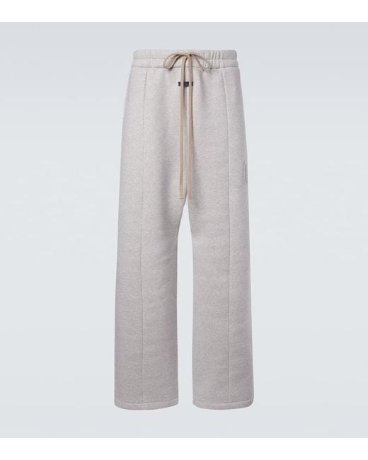 Fear Of God Gray Cotton-Blend Fleece Sweatpants for men