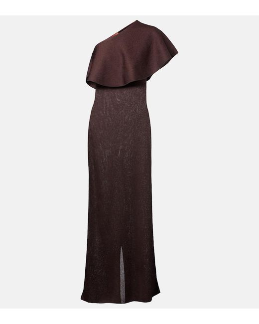 Altuzarra Purple Asymmetrical Maxi Dress
