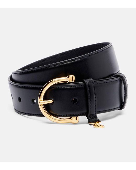 Gucci Black Leather Belt