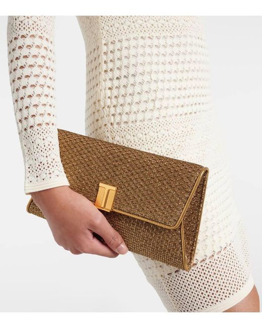 Tom Ford Brown Clutch Noble