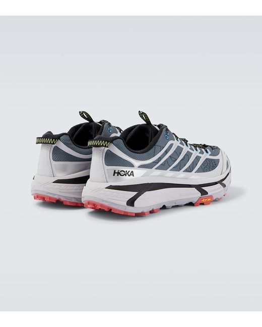 Hoka One One Blue Mafate Three2 Sneakers for men