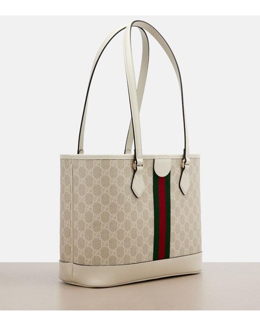 Shopper Ophidia Gg Medium di Gucci in White