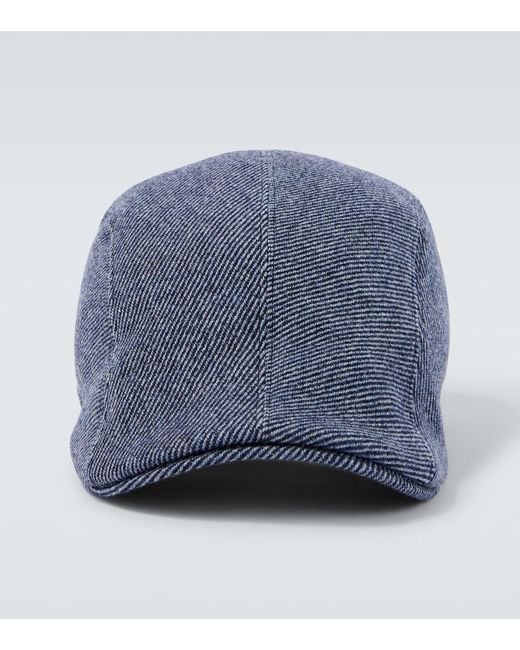 Cappello di Brunello Cucinelli in Blue da Uomo