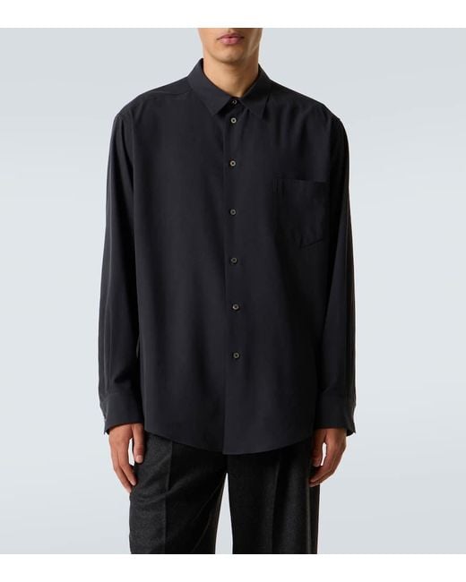 Camisa Briar De Seda The Row de hombre de color Blue
