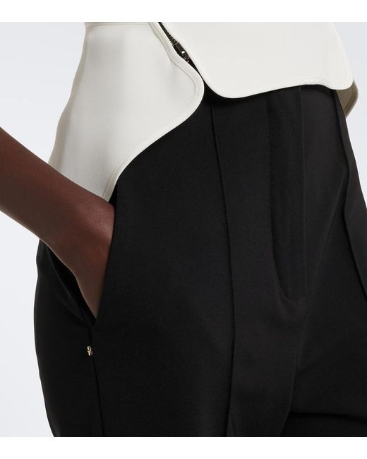 Maticevski White Whirl Draped Top