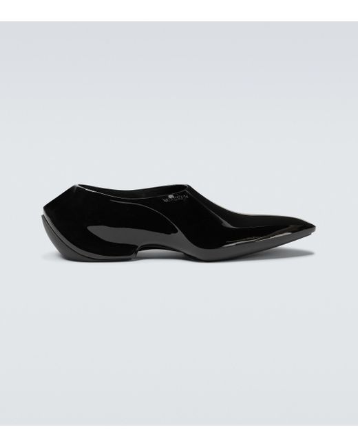 Balenciaga Black Space Rubber Derby Shoes for men