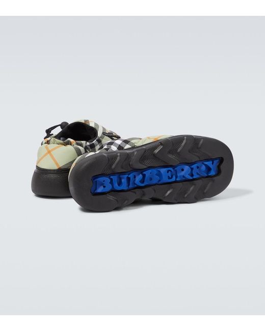 Burberry Gray "Pillow" Slippers for men