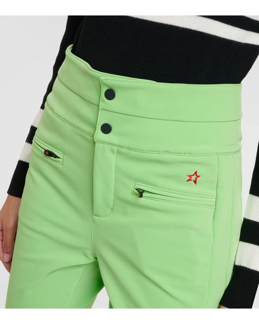 Pantaloni da sci flared Aurora di Perfect Moment in Green