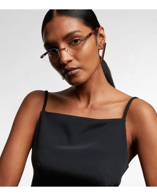 Gafas Ovaladas Signature C Cartier de color Metallic