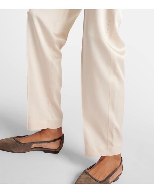 Brunello Cucinelli Natural High-Rise-Hose