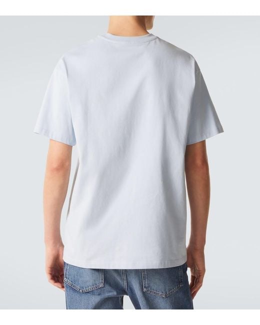 Givenchy White Logo Cotton Jersey T-Shirt for men