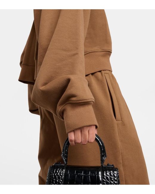 Sudadera Con Capucha Oversized De Algodon Wardrobe NYC de color Brown