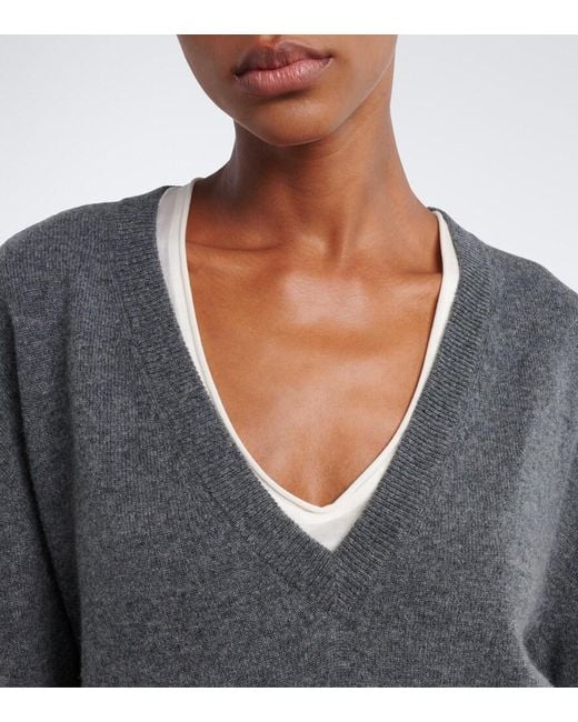 Extreme Cashmere Gray N°492 Ben Cashmere Sweater
