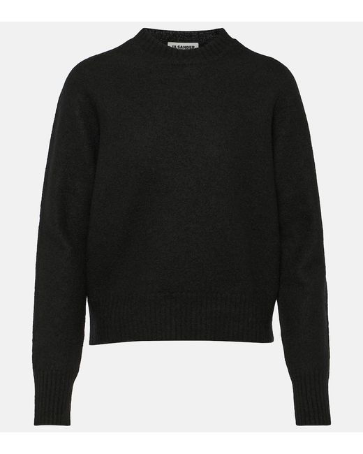 Pullover in lana di Jil Sander in Black