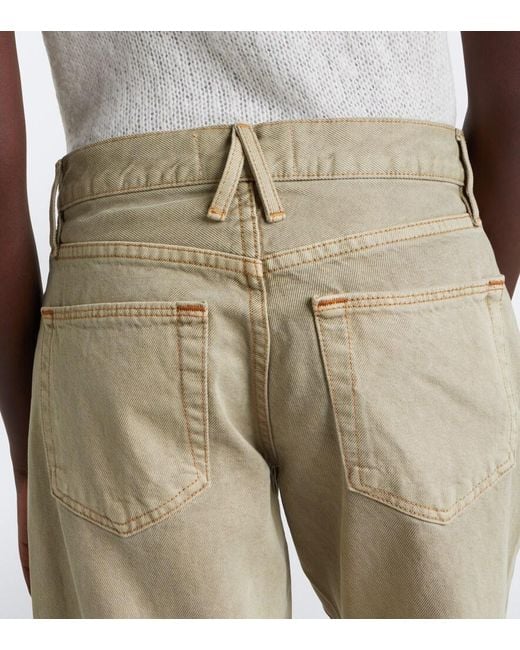 SLVRLAKE Denim Natural Mica Wide-Leg Jeans