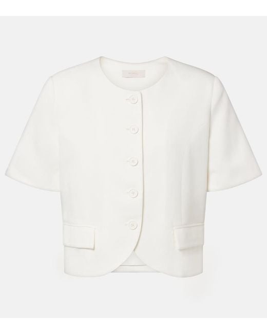Faithfull The Brand White Orsa Blazer