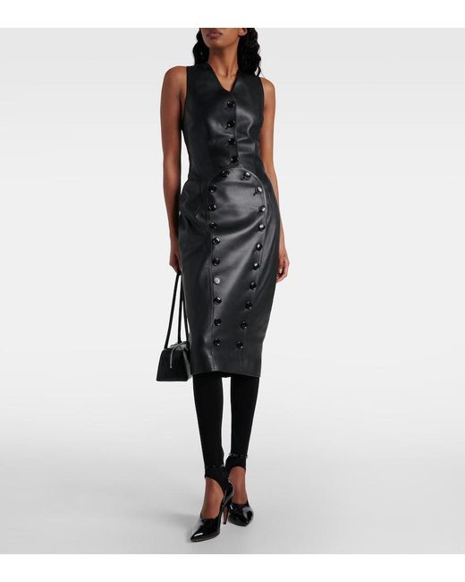 Alaïa Black High-Rise Tights