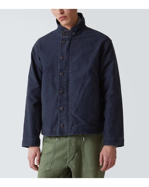 【新品】RRL Jungle Cloth Deck Jacket 未使用 L RRL Jungle Cloth Deck Jacket in Blue for Men | Lyst