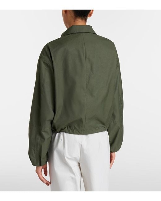 Vince Green Cotton-Blend Jacket