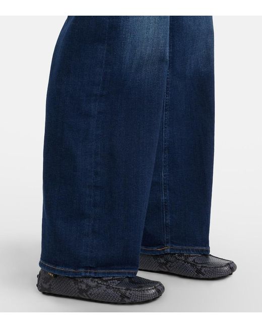 Citizens of Humanity Blue Lyra High-Rise Wide-Leg Jeans