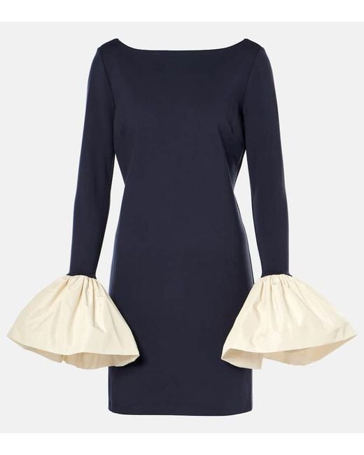 Staud Blue Hawthorne Minidress