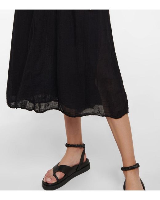 Velvet Black Frankie Cotton Gauze Maxi Dress