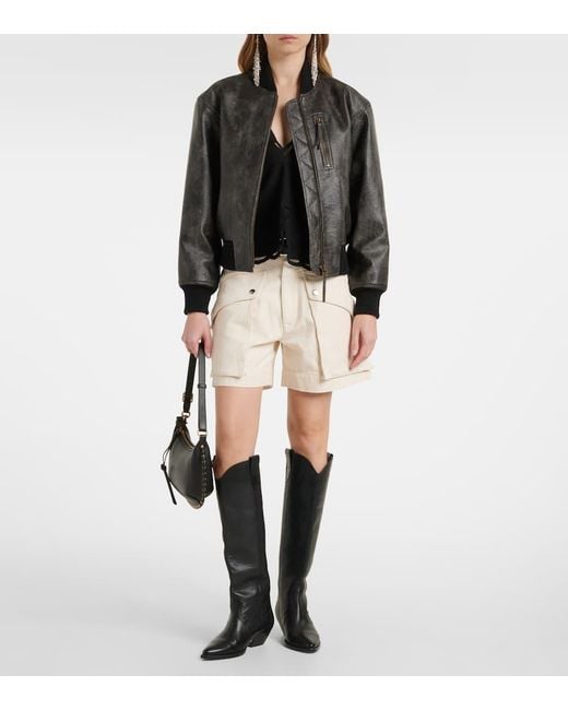 Isabel Marant Black Tomeki Cotton Top