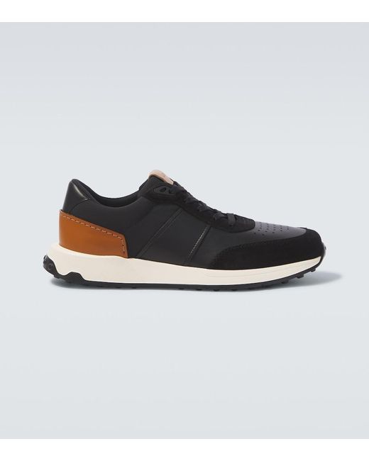 Tod's Black Leather Sneakers for men