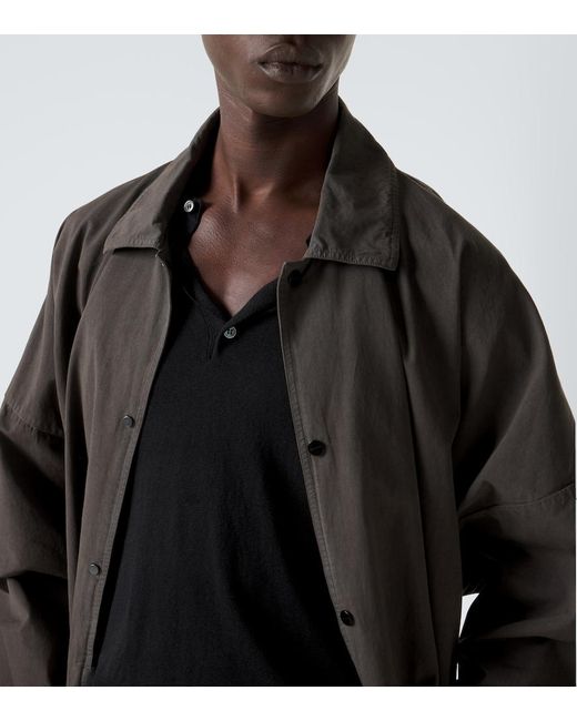 Fear Of God Gray Cotton Poplin Overshirt for men