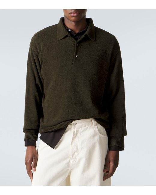 Polo De Seda A.PRESSE de hombre de color Black