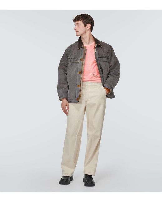 NOTSONORMAL Pink Checked Cotton Overshirt for men