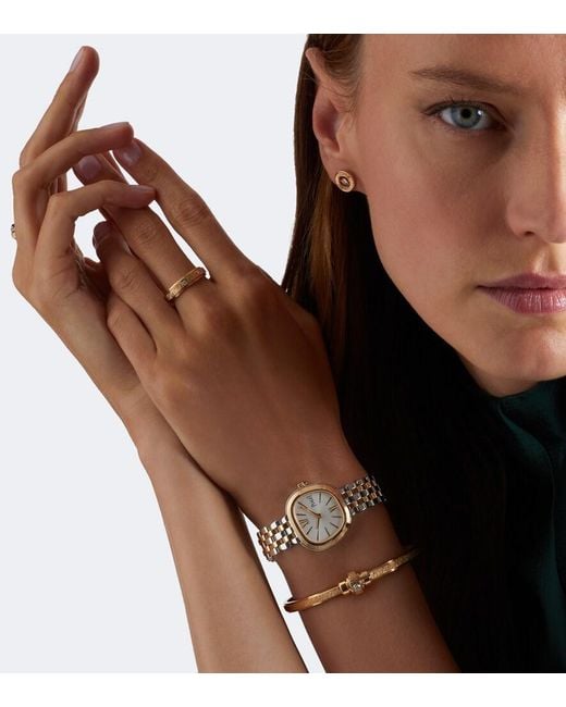 Piaget Metallic Sixtie 29Mm 18Kt Rose And Stainless Steel Watch
