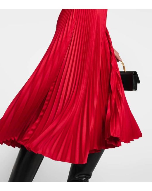 Polo Ralph Lauren Red Lunar New Year Hybrid Pleated Dress