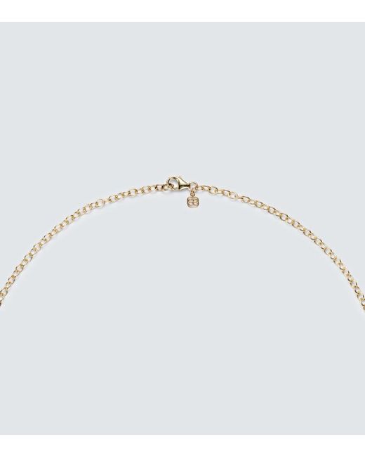 Sydney Evan White 14Kt Charm Necklace With Diamonds for men