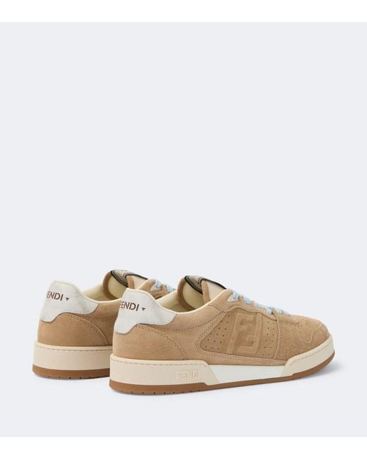 Fendi Natural Match Suede Sneakers for men