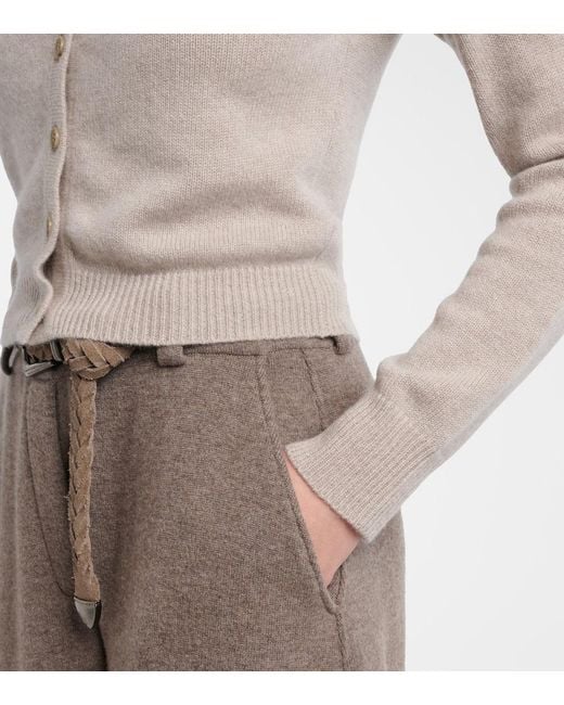 Lisa Yang Natural Beata Cashmere Cardigan