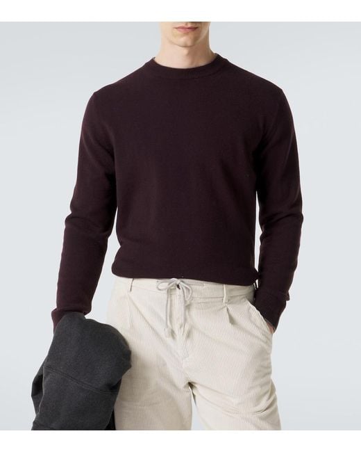Eleventy Blue Cashmere Sweater for men
