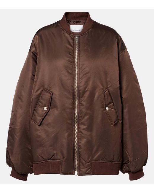 Frankie Shop Brown Astra Bomber Jacket