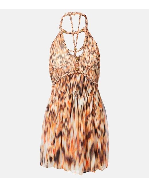 Isabel Marant Multicolor Rozilda Printed Silk Minidress