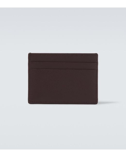 Loewe Brown X Louis Wain Leather Card Holder for men