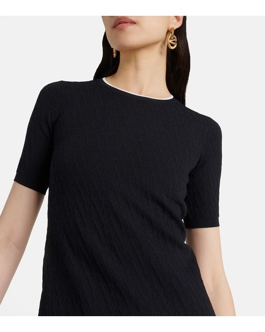 Valentino Black Toile Iconographe Minidress